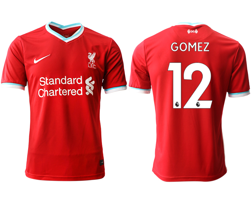 Men 2020-2021 club Liverpool home aaa version #12 red Soccer Jerseys